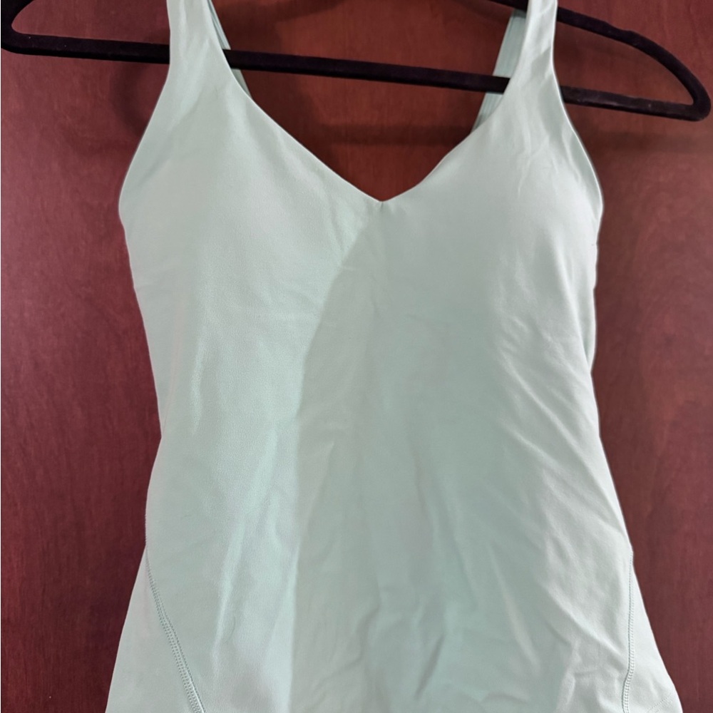 lululemon athletica Light Green Tank Top